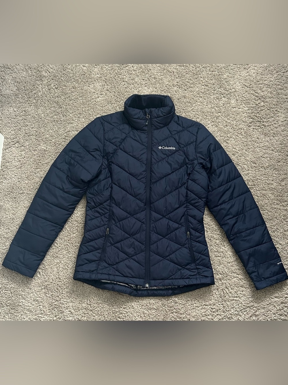 Columbia Women's Navy Quilted Puff Jacket